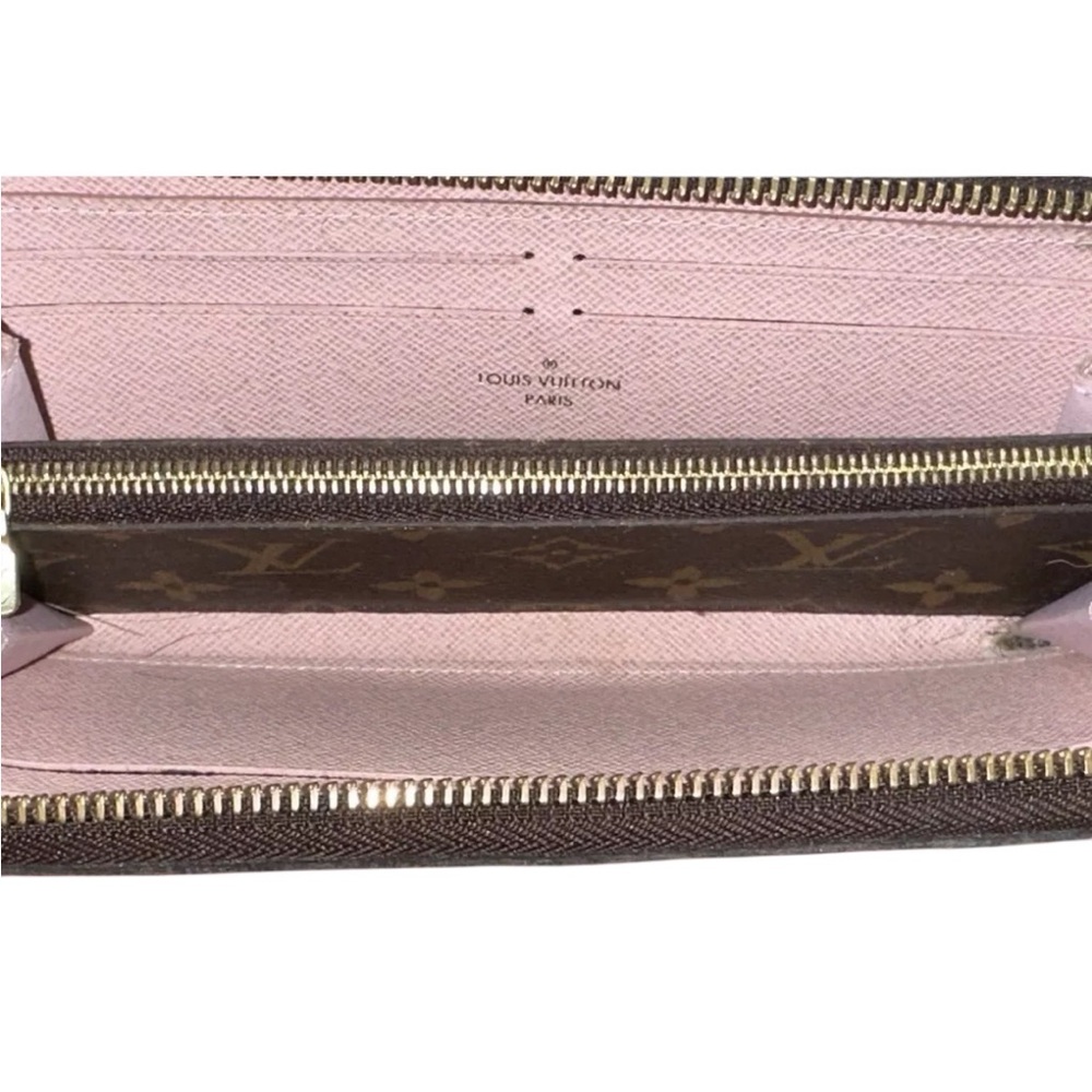 Louis Vuitton Monogram Clemence Wallet Rose Ballerine, COA, Microchipped - Picture 3 of 14